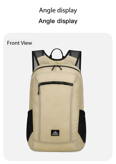 Mochila de Senderismo Ligera AZELA, Blanca para Viajes al Aire Libre con Múltiples Bolsillos y Correas Transpirables - Image 35