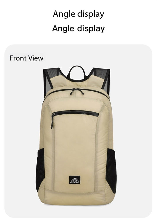 Mochila de Senderismo Ligera AZELA, Blanca para Viajes al Aire Libre con Múltiples Bolsillos y Correas Transpirables - Image 35