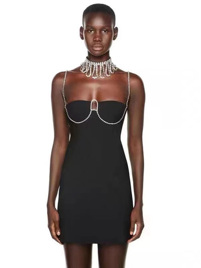 Vestido Ajustado con Strass Efecto Reductor y Diseño Sensual - Image 7