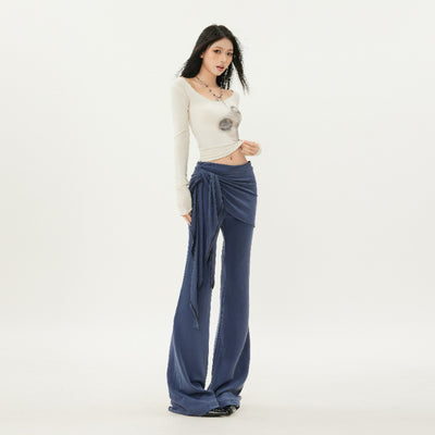 Pantalones Acampanados Cintura Baja Slim Fit - Image 8