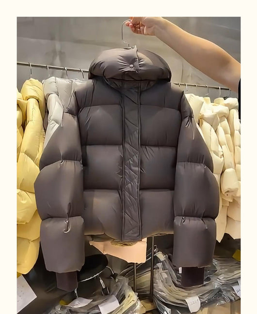 Chaqueta Acolchada Suelta Estilo Coreano en Algodón - Image 10
