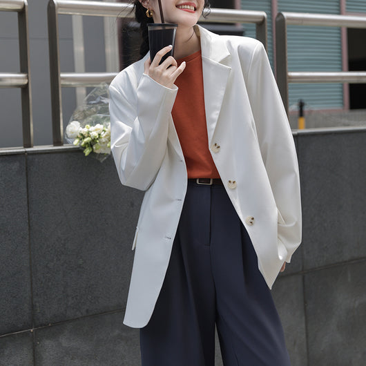 Blazer Casual Gris Senior Sense para Mujer - Image 6