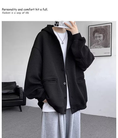 Cardigan de Pana Texturizada para Hombre - Otoño/Invierno - Image 11