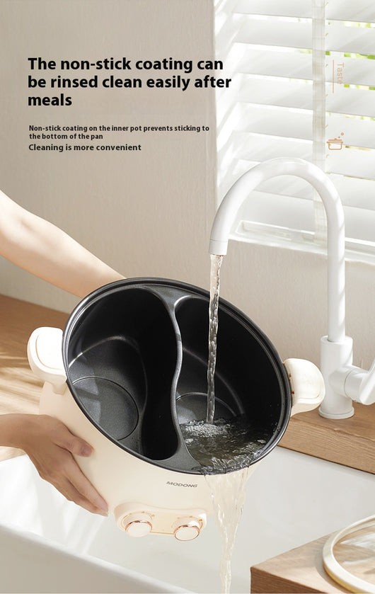 Olla Eléctrica Pato Mandarín 6-8L Multifuncional para Dormitorio y Hogar - Image 20