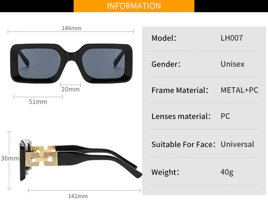 Gafas de Sol Estilo Urbano Brasil - Diseño Europeo y Americano en Tonos Claros - Image 8