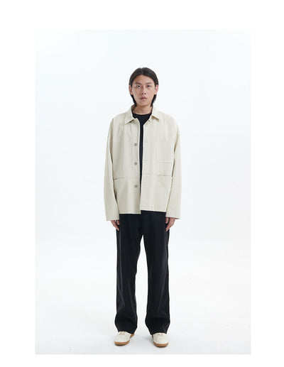 Chaqueta Cropped de Cuero PU Metalizado Oversized - Image 13