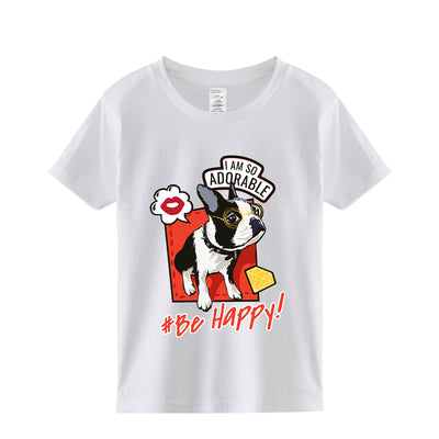 Playera Bulldog Francés Estampado Verano Manga Media - Image 16