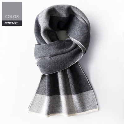 Bufanda Cuadros para Hombre Reversible - Abrigo Invierno Doble Cara - Image 9