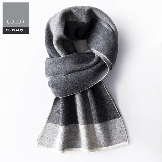 Bufanda Cuadros para Hombre Reversible - Abrigo Invierno Doble Cara - Image 9