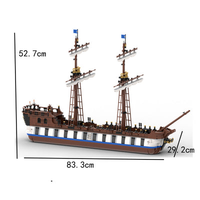 Barco Mercante Pirata Modelo Armado - Decoración Coleccionable - Image 2