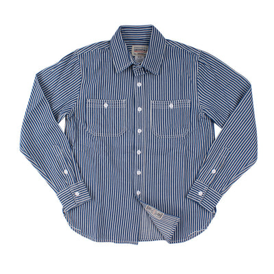 Camisa de Rayas Verticales Estilo Retro Americano para Hombre - Image 5