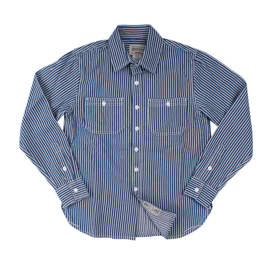 Camisa de Rayas Verticales Estilo Retro Americano para Hombre - Image 5