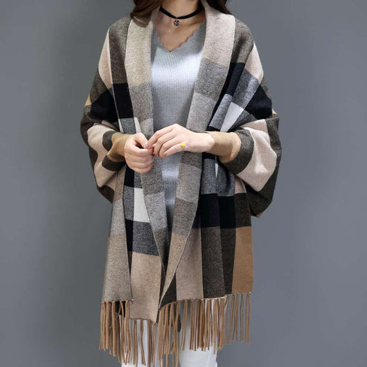 Cardigan Tejido Cómodo para Mujer - Suéter Capa Elegante