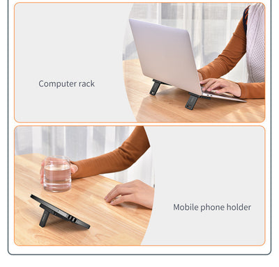 Soporte Plegable Portátil para Notebook y Tablet con Correa de Transporte - Image 17