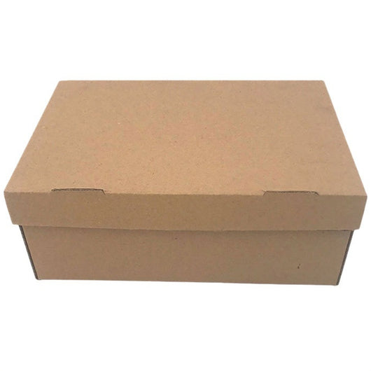 Caja de Cartón Kraft Reforzada para Empaque de Calzado