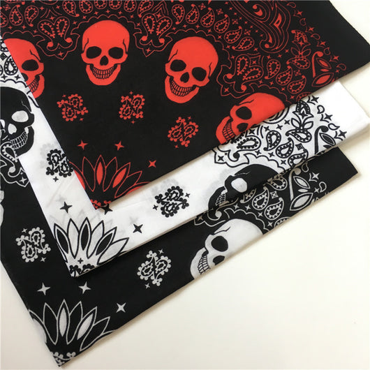 Pañuelo Calavera 100% Algodón - Estilo y Versatilidad