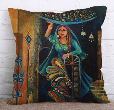 Funda de Almohada Infantil con Diseño Folclórico Tradicional - Image 16