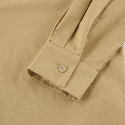 Conjunto Casual Khaki de Lino y Algodón - Camisa y Pantalón Ancho Estilo Urbano para Mujer - Image 13
