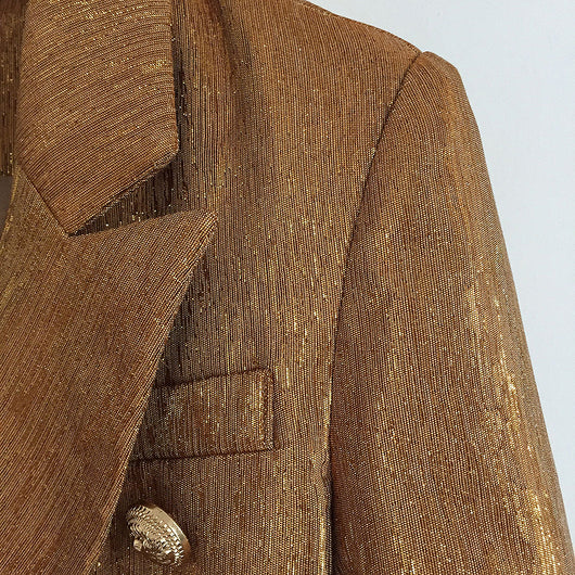 Blazer Ejecutivo Doble Botonadura con Hebilla de Cabeza de León - Image 5