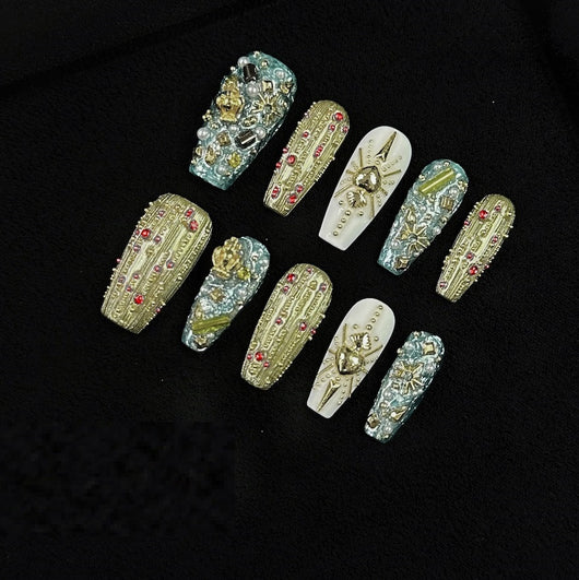 Lágrimas de Poseidón - Manicura Avanzada de Personalidad Nicho