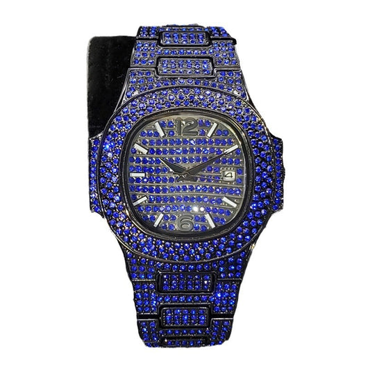 Reloj Hip Hop Diamantes Completos Rap Bling - Image 3