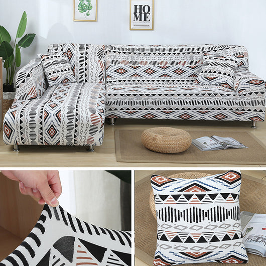 Funda de Sofá Modular Estampada con Tecnología Stretch - Image 5