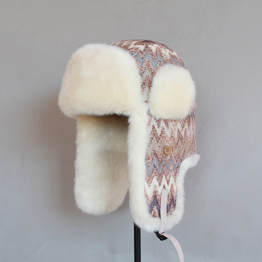 Protectores de Oídos Estampados con Forro Polar Grueso para Mujer - Image 15