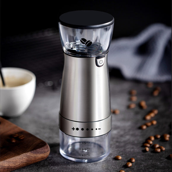 Molinillo de Café Eléctrico Profesional Acero Inoxidable con Burr Ajustable