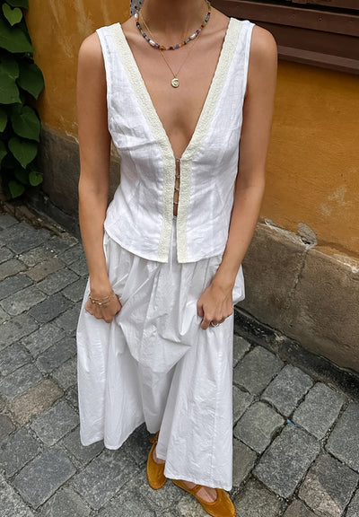 Chaleco de Encaje sin Mangas Cómodo y Elegante para Mujer - Image 10