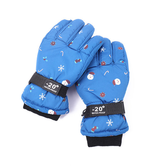 Guantes de Esquí Infantiles Térmicos con Forro Polar y Dedos Protegidos - Image 4