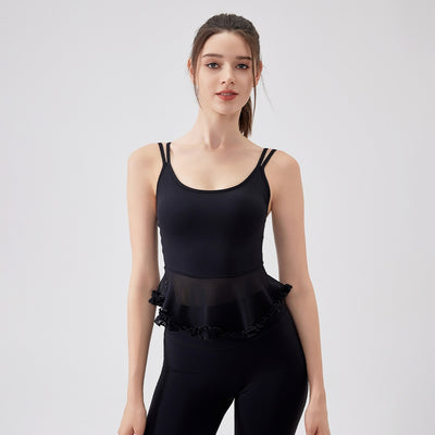 Top Deportivo Yoga con Encaje Espalda Descubierta - Tela Respirable Fanxin Air Sense - Image 3