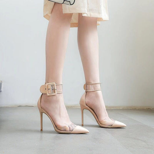 Tacones Altos Slim de Cuero para Mujer - Diseño Versátil - Image 18