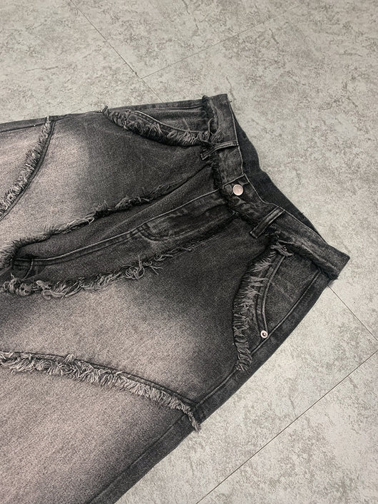 Jeans Vintage Estilo Urbano con Bordes Crudos - Image 15