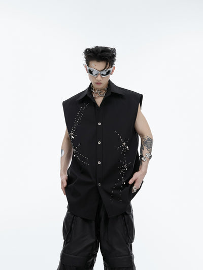 Chaleco Casual con Detalles de Strass - Chaqueta sin Mangas Elegante - Image 9
