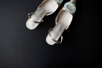 Tacones Altos Elegantes con Cristales para Novia - Zapatos de Fiesta Rojo Brillante - Image 15