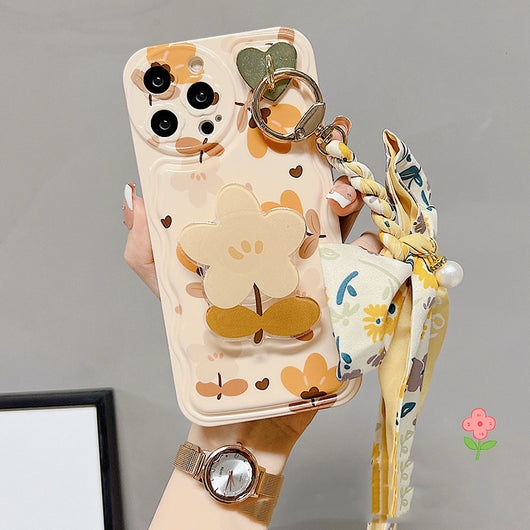Funda para Celular Seda con Flores y Hojas Otoñales - Image 17
