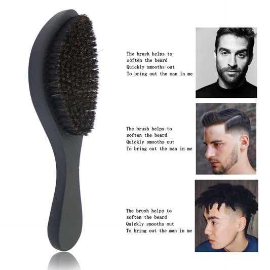 Cepillo Alisador para Barba y Cabello con Mango de Madera de Haya - Image 2