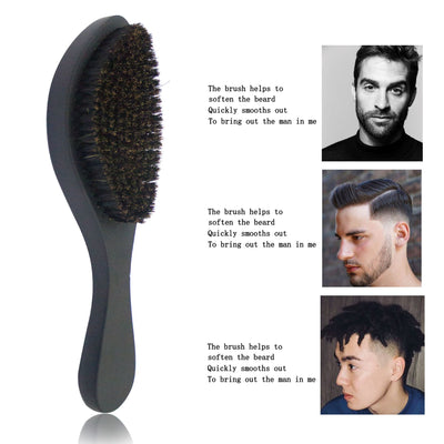 Cepillo Alisador para Barba y Cabello con Mango de Madera de Haya - Image 2