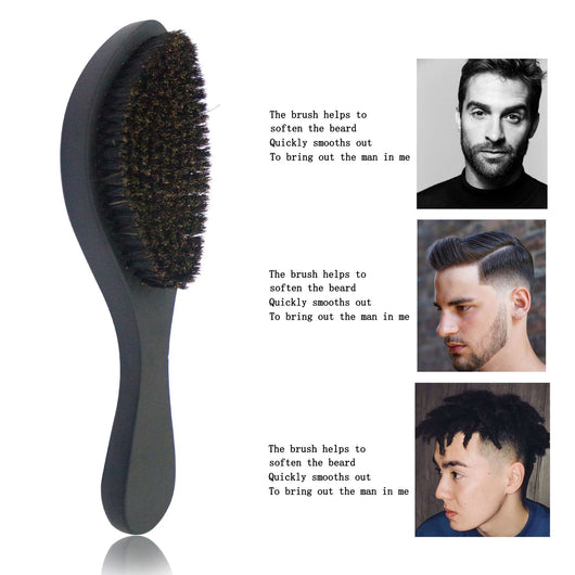 Cepillo Alisador para Barba y Cabello con Mango de Madera de Haya - Image 2