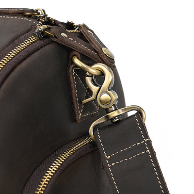Maleta de Cuero Crazy Horse 22 Pulgadas - Gran Capacidad - Image 18
