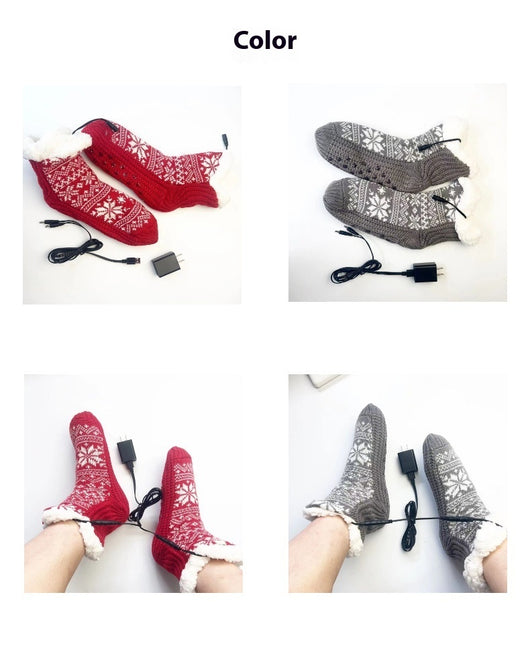Calcetines Térmicos Calefactables USB para Casa - Image 9
