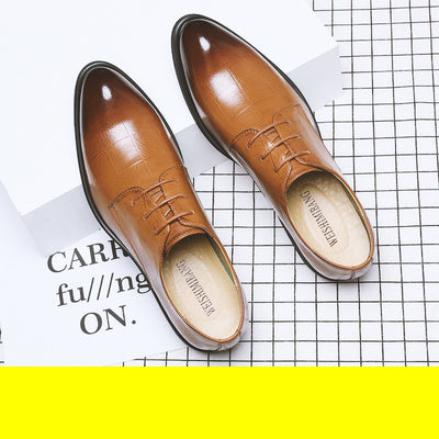 Zapatos de Cuero Casual Estilo Coreano con Altura Aumentada para Hombre - Image 20