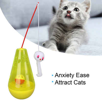 Juguete Interactivo para Gatos con Campana, Pelota y Ratón de Peluche - Image 7