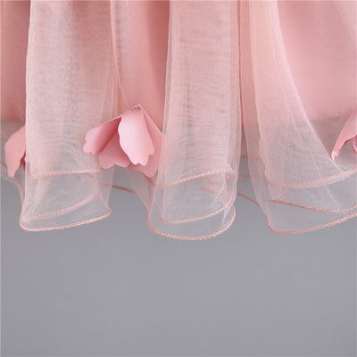 Vestido Infantil con Bordado Tridimensional para Niña - Image 9