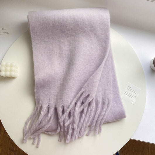 Bufanda Térmica de Felpa Gruesa Liso - Calidez y Confort - Image 15