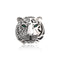 New European and American Fashion Retro Tiger Brooch Silver Plated