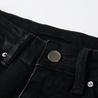 Jeans Rotos de Pana con Parches Estilo Urbano para Hombre - Image 17