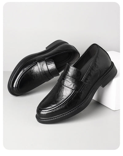 Zapatos de Cuero Slip-On Elevados para Negocios Casuales - Image 19