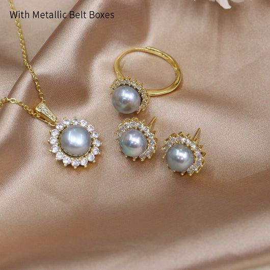 Conjunto de Collar de Perlas de Agua Dulce - Diseño Versátil y Elegante - Image 11
