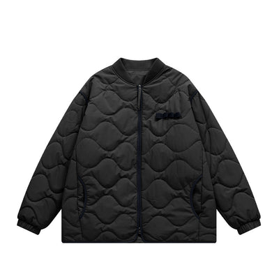 Chaqueta Acolchada de Algodón Japonesa con Patrón Rombo - Image 9
